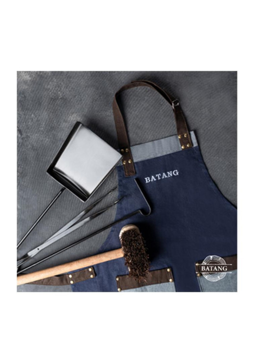 Kit Asador Completo Con Delantal Y Utensilios