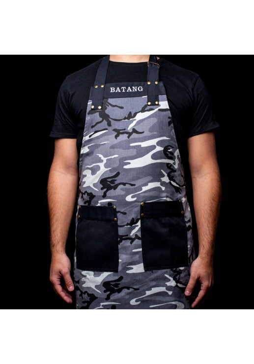 Delantal "batang" Camo Gris