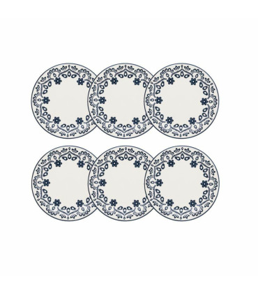 Energy - Set X 6 Platos Postre 19 Cm Bifaz Oxford