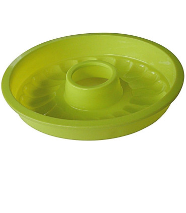 Molde Savarin De Silicona 26 Cm Verde