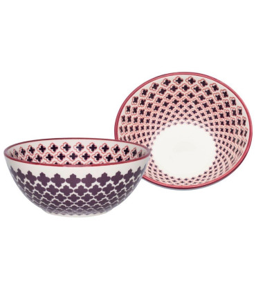 Mosaico Roxo - Set X2 Bowls 600 Cc