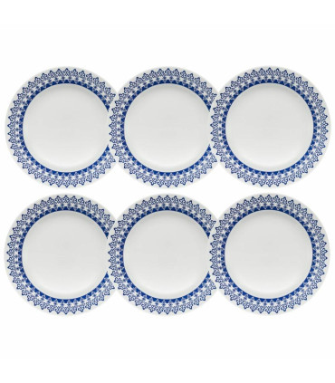 Grecia - Set X 6 Platos Playos 24 Cm Oxford