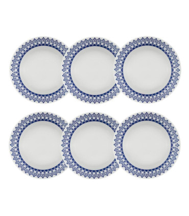 Grecia - Set X 6 Platos Hondos 21 Cm Oxford