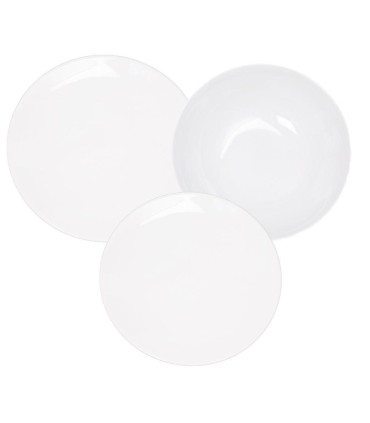 Unni White - Juego De Vajilla X 12 Piezas Oxford