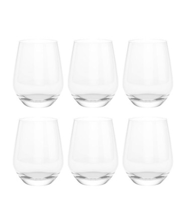 Set X6 Vasos Bajos Sicilia 369cc - Cristar