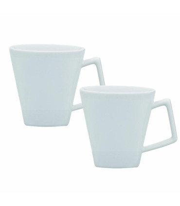 Mini Quartier - Set X 2 Jarros Mug 220 Cc Blancos Oxford