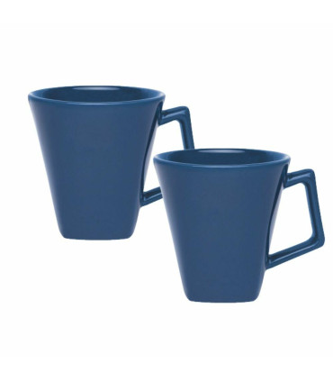 Mini Quartier - Set X 2 Jarros Mug 220 Cc Azul Oxford