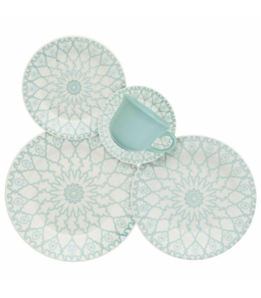 Mandala - Juego De Vajilla X 20 Piezas Oxford