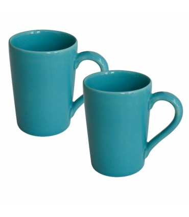Set X2 Jarros Mug 230 Cc Verde Esmeralda - Oxford