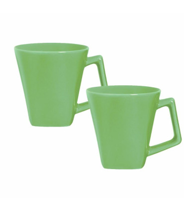 Mini Quartier - Set X 2 Jarros Mug 220 Cc Verde Oxford