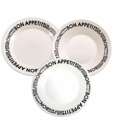 Bon Appetit - Juego De Vajilla X 12 Piezas Oxford