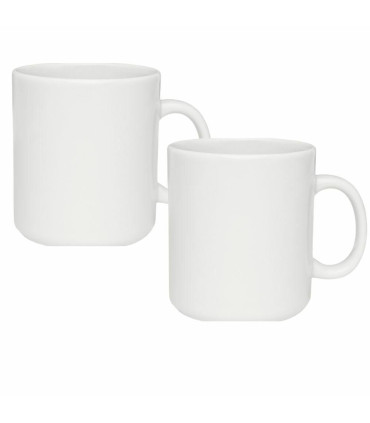 Recto - Set X2 Jarros 270 Cc Blanco