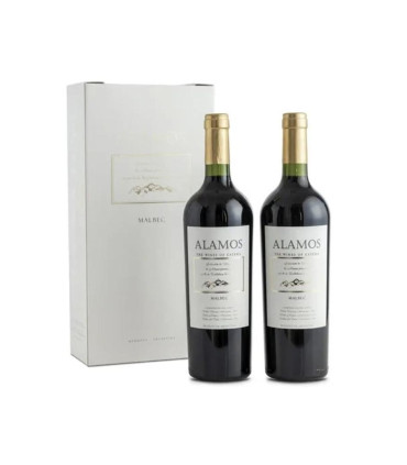 Vino Tinto Alamos Cabernet Sauvignon Estuche X2 Botellas