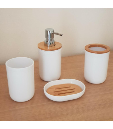 Set De Baño Blanco