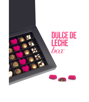 Black Dulce De Leche Box Bombones De Chocolate Belga