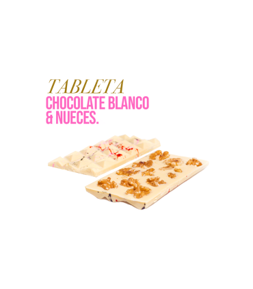 Tableta Nuez Con Chocolate Blanco