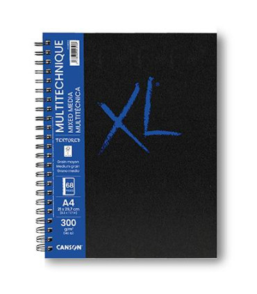Xl Book Mix Media Texturado Canson A4