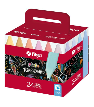Tizas Jumbo Filgo Pastel X24