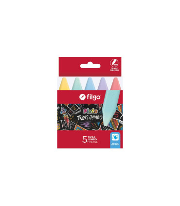 Tizas Jumbo Filgo Pastel X5