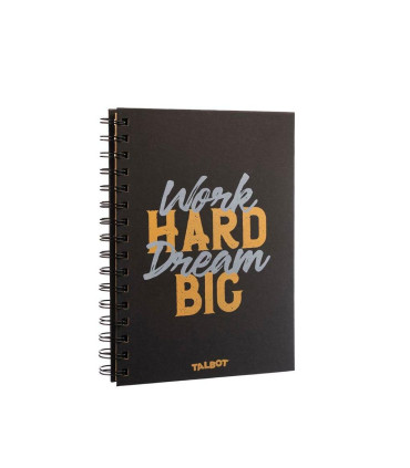 Cuaderno Talbot Work Hard A5 100 Hojas