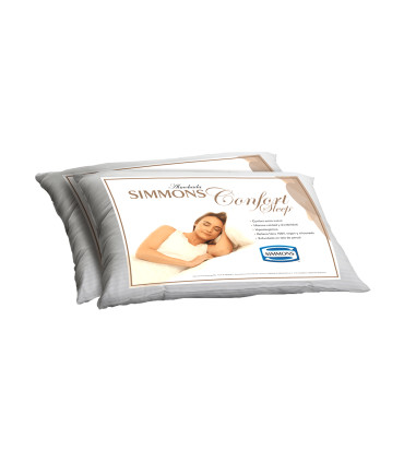 Combo 2 Almohadas Simmons Confort Sleep Firm 90x50