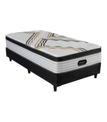 Colchón y Sommier Beautyrest Gold 1 Plaza 190x80