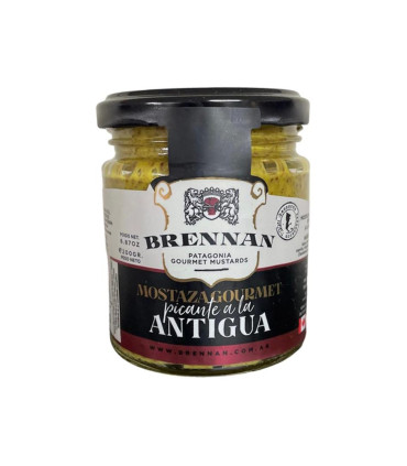 Mostaza Gourmet Picante A La Antigua X 200 Gr Brennan