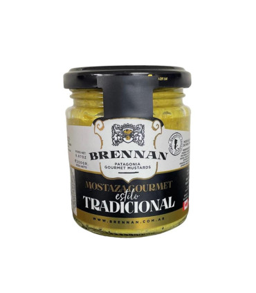 Mostaza Gourmet Estilo Tradicional X 200 Gr Brennan