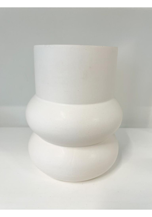 Florero Greenpoint Blanco 20x20 Cm