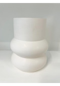 Florero Greenpoint Blanco 20x20 Cm