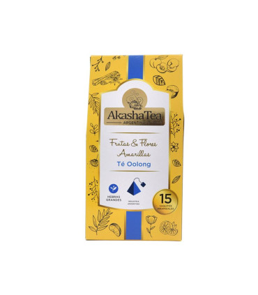 Bolsa De Té Frutas Y Flores Amarillas