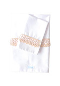 Juego De Sabanas Con Puntilla De Crochet 'pérgola' ~ Guarda Blanca | Puntilla Rosa - Cuna Charriot | Practicuna