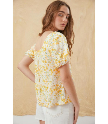 Camisa Gardenia Amarilla