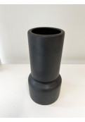 Florero Marlton Negro 20x10 Cm