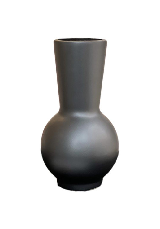 Florero Grand Central Negro 33x20 Cm