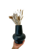 Florero Jay Negro 20x15 Cm