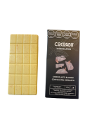 Tableta De Chocolate Blanco Con Sal Del Himalaya 80 Gr