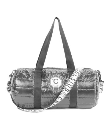Bolso Lisboa Negro Metalizado