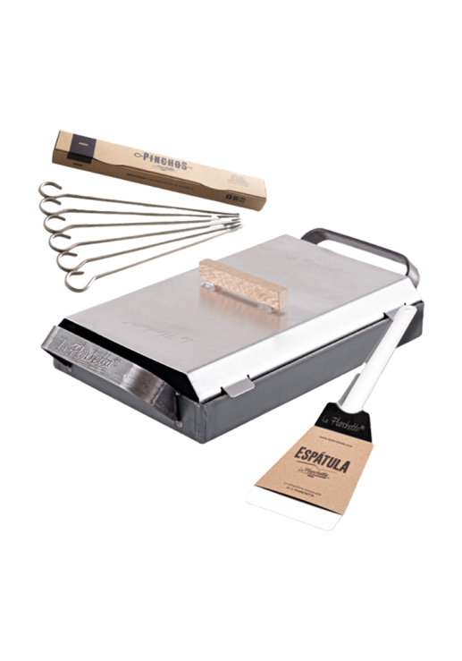 Planchetitta Con Tapa + Espátula+ Pinchos
