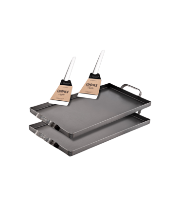 La Plancheta!!! 2 Planchettas® + 2 Espátulas Acero Inox