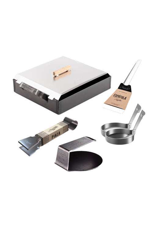 Plancheta 1h + Espátula + Pinza + Moldes + Smasher De Regalo