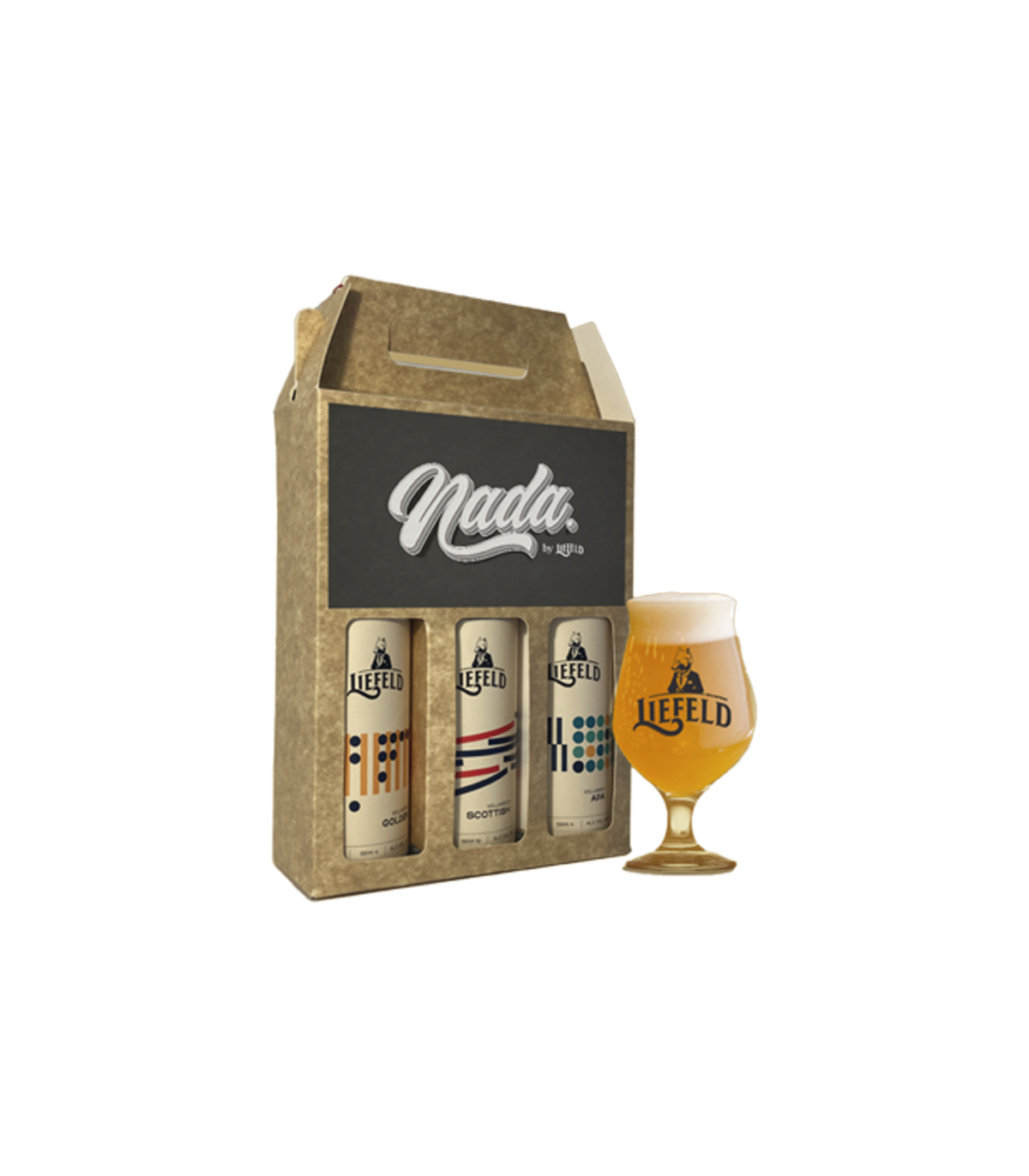 Box Nada 3: Latas Cerveza + Copa - Mixto