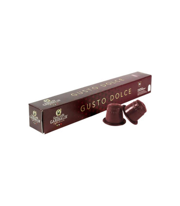 Capsulas Gusto Dolce Tubo X 10 Nespresso Garibaldi
