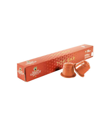 Capsulas Top Bar Tubo X 10 Nespresso Garibaldi