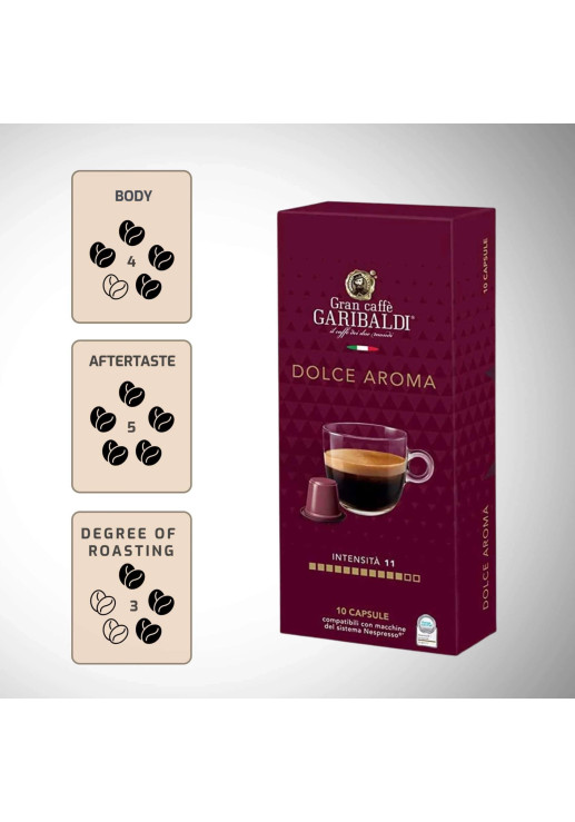 Dolce Aroma X 10 Nespresso Garibaldi
