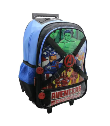 Mochila Avengers Con Carro 18"
