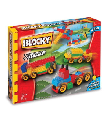 Blocky Vehiculos 3 X 140 Piezas