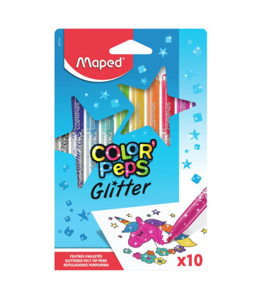 Maped Marcadores Glitter X 10