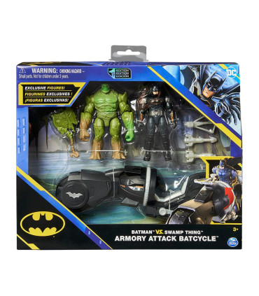 Dc Batimoto Con Batman Y Swampthing