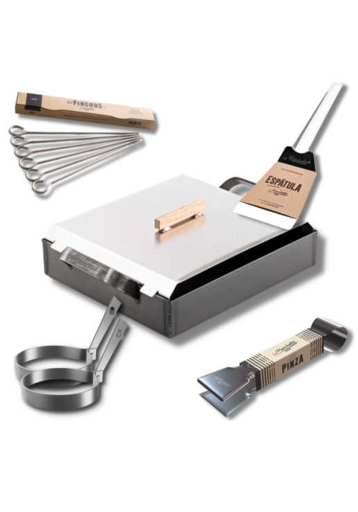 La Planchetta 1 Hornalla + Espátula + Pinza + Moldes + Pinchos De Regalo